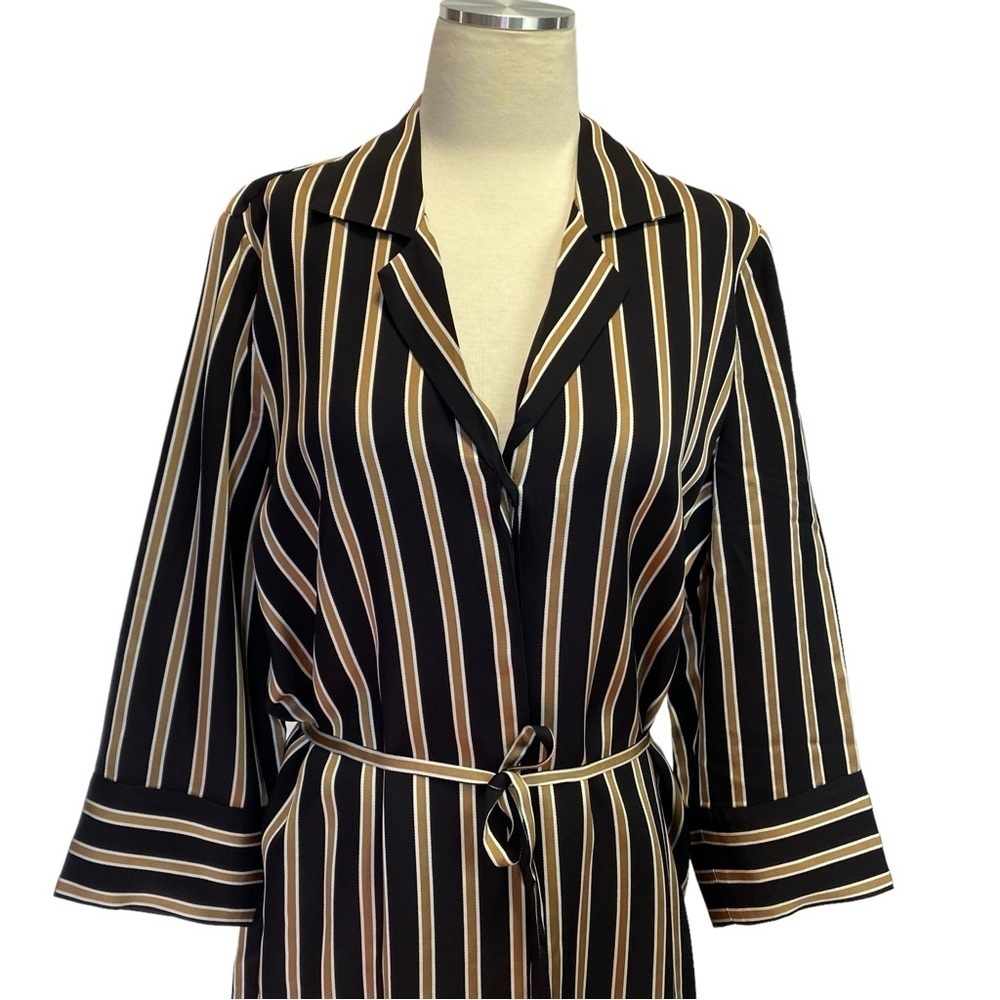 7 For All Mankind Striped Shirt Dress - Picture 5 of 16